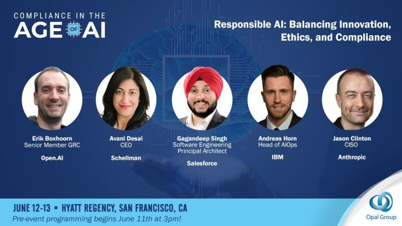 Responsible AI panel with Anthropic, OpenAI and Salesforce - Compliance in the Age of AI, San Francisco