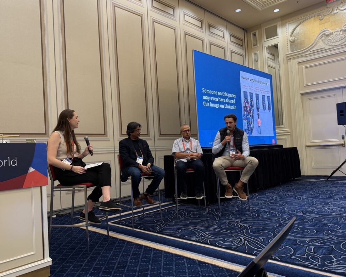 Andreas Horn on the Cybersecurity at Scale panel at Oracle AI World, Las Vegas